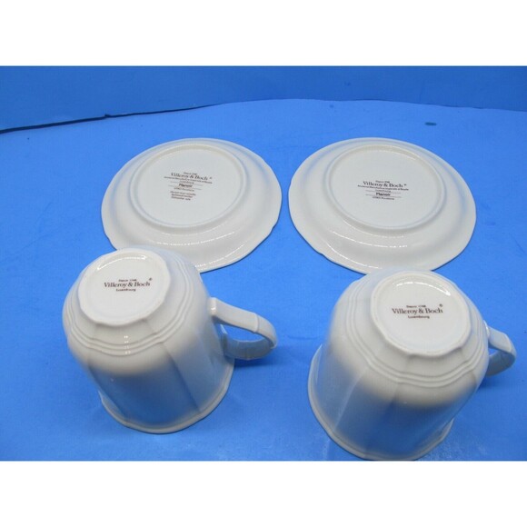 Villeroy And Boch Manoir Set Of 2 Cups And 2 Saucers - Picture 8 of 12